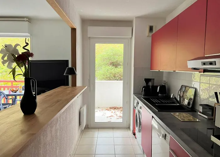 : T2 Calme Avec Parking, Internet - Fr-1-495-95 * Cambo-les-Bains